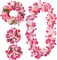 Hawaiian Leis Luau Party Wreath Set - Flower Necklace Headband and Bracelets, Great for Beach Wedding Birthday Holiday Hawaii Theme Party Activity Graduation Decoration (Pink)
